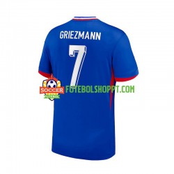 Camisola Homem França Antoine Griezmann 7 Principais Equipamento Euro 2024 Manga Curta