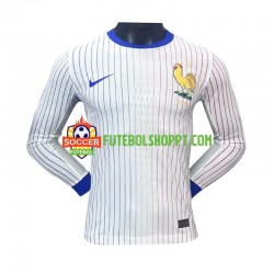 Camisola Homem França Alternativa Equipamento Euro 2024 Manga Comprida