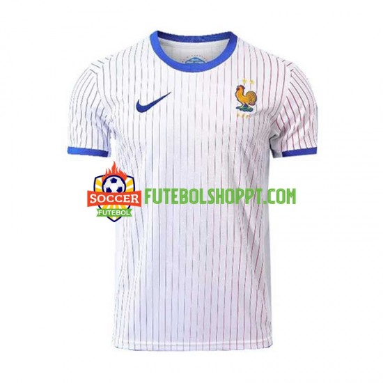 Camisola Homem França Alternativa Equipamento Euro 2024 Manga Curta