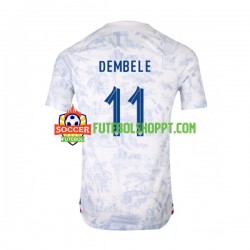 Camisola Homem França Dembele 11 Alternativa Equipamento Mundial 2022 Manga Curta