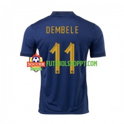 Camisola Homem França Dembele 11 Principais Equipamento Mundial 2022 Manga Curta