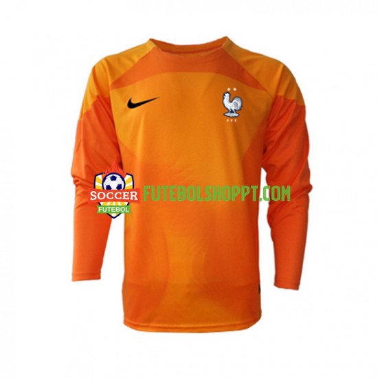 Camisola Homem França Guarda-redes Alternativa Equipamento Mundial 2022 Manga Comprida