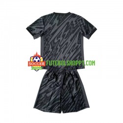 Camisola Júnior França Guarda-redes Alternativa Equipamento Euro 2024 Manga Curta