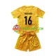 Camisola Júnior França Mike Maignan 16 Guarda-redes Principais Equipamento Euro 2024 Manga Curta