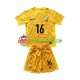 Camisola Júnior França Mike Maignan 16 Guarda-redes Principais Equipamento Euro 2024 Manga Curta