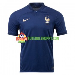 Camisola Homem França Principais Equipamento Mundial 2022 Manga Curta