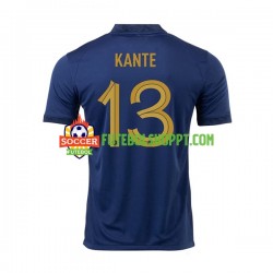 Camisola Homem França Kante 13 Principais Equipamento Mundial 2022 Manga Curta