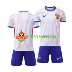 Camisola Júnior França Alternativa Equipamento Euro 2024 Manga Curta