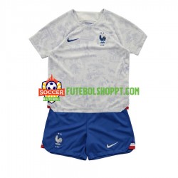 Camisola Júnior França Alternativa Equipamento Mundial 2022 Manga Curta