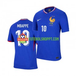 Camisola Homem França Mbappé 10 Principais Equipamento Euro 2024 Manga Curta