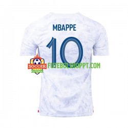 Camisola Homem França Mbappé 10 Alternativa Equipamento Mundial 2022 Manga Curta