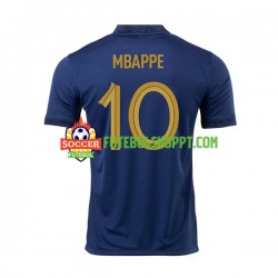 Camisola Homem França Mbappé 10 Principais Equipamento Mundial 2022 Manga Curta