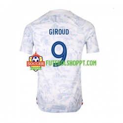 Camisola Homem França Olivier Giroud 9 Alternativa Equipamento Mundial 2022 Manga Curta