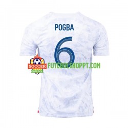 Camisola Homem França Pogba 6 Alternativa Equipamento Mundial 2022 Manga Curta