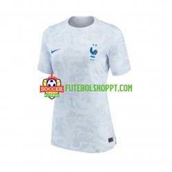 Camisola Mulher França Alternativa Equipamento Mundial 2022 Manga Curta