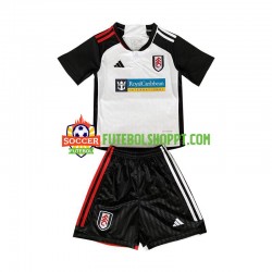 Camisola Júnior Fulham Principais Equipamento 2023-2024 Manga Curta