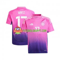 Camisola Homem Alemanha Florian Wirtz 17 Alternativa Equipamento Euro 2024 Manga Curta