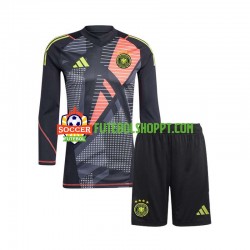 Camisola Júnior Alemanha Guarda-redes Principais Equipamento Euro 2024 Manga Comprida
