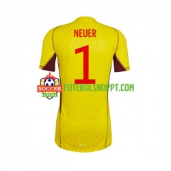 Camisola Homem Alemanha Manuel Neuer 1 Guarda-redes Alternativa Equipamento Copa do Mundo 2022 Manga Curta Camisola Homem Alemanha Manuel Neuer 1 Guarda-redes Alternativa Equipamento Copa do Mundo 2022 Manga Curta