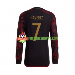 Camisola Homem Alemanha Havertz 7 Alternativa Equipamento Mundial 2022 Manga Comprida