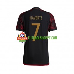 Camisola Homem Alemanha Havertz 7 Alternativa Equipamento Mundial 2022 Manga Curta
