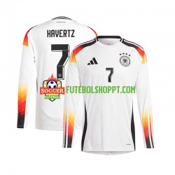 Camisola Homem Alemanha Havertz 7 Principais Equipamento Euro 2024 Manga Comprida