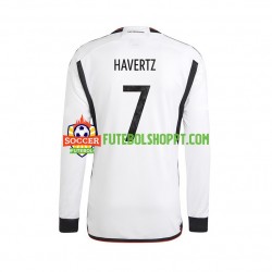 Camisola Homem Alemanha Havertz 7 Principais Equipamento Mundial 2022 Manga Comprida