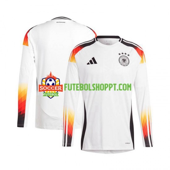 Camisola Homem Alemanha Principais Equipamento Euro 2024 Manga Comprida