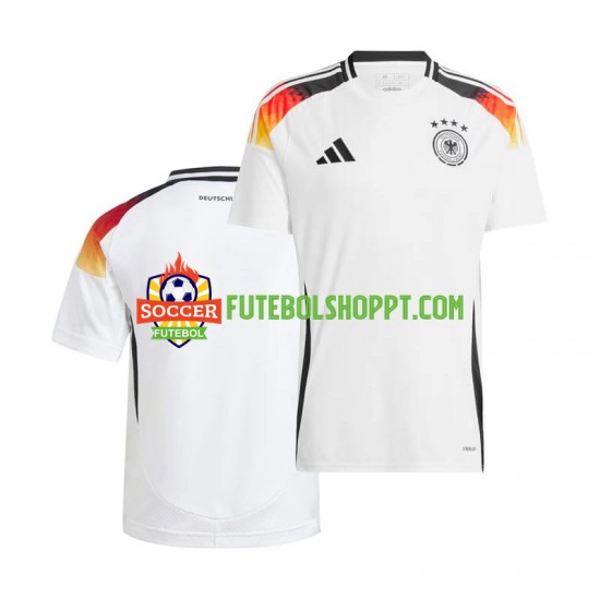 Camisola Homem Alemanha Principais Equipamento Euro 2024 Manga Curta