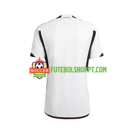 Camisola Homem Alemanha Principais Equipamento Mundial 2022 Manga Curta