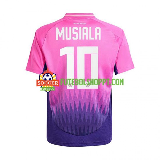 Camisola Homem Alemanha Jamal Musiala 10 Alternativa Equipamento Euro 2024 Manga Curta