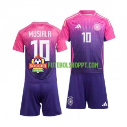 Camisola Júnior Alemanha Jamal Musiala 10 Alternativa Equipamento Euro 2024 Manga Curta