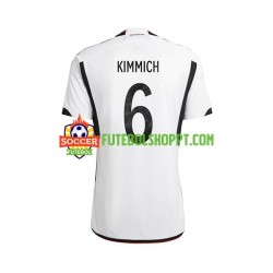 Camisola Homem Alemanha Joshua Kimmich 6 Principais Equipamento Mundial 2022 Manga Curta