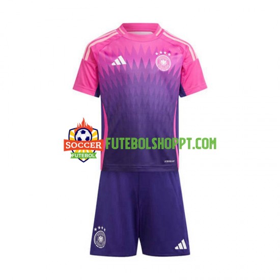 Camisola Júnior Alemanha Alternativa Equipamento Euro 2024 Manga Curta