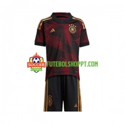Camisola Júnior Alemanha Alternativa Equipamento Mundial 2022 Manga Curta