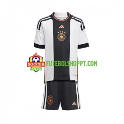 Camisola Júnior Alemanha Principais Equipamento Mundial 2022 Manga Curta