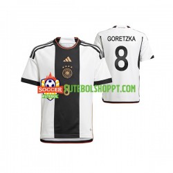 Camisola Homem Alemanha Leon Goretzka 8 Principais Equipamento Mundial 2022 Manga Curta