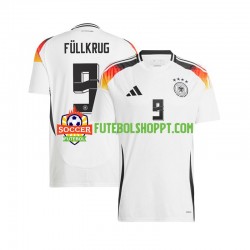 Camisola Homem Alemanha Niclas Fullkrug 9 Principais Equipamento Euro 2024 Manga Curta