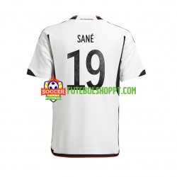 Camisola Homem Alemanha Sane 19 Principais Equipamento Mundial 2022 Manga Curta