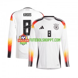 Camisola Homem Alemanha Toni Kroos 8 Principais Equipamento Euro 2024 Manga Comprida