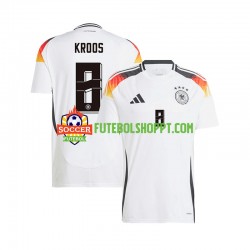 Camisola Homem Alemanha Toni Kroos 8 Principais Equipamento Euro 2024 Manga Curta