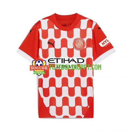 Camisola Homem Girona Principais Equipamento 2024-2025 Manga Curta