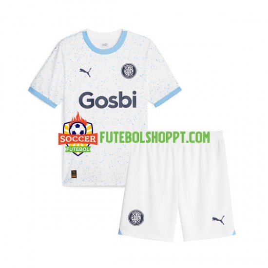 Camisola Júnior Girona Alternativa Equipamento 2023-2024 Manga Curta