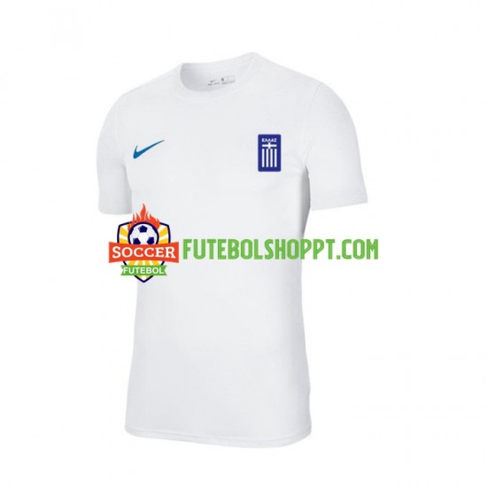 Camisola Homem Grécia Alternativa Equipamento 2022-2023 Manga Curta