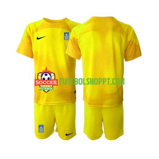 Camisola Júnior Grécia Guarda-redes Principais Equipamento 2023 Manga Curta