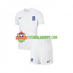 Camisola Júnior Grécia Alternativa Equipamento 2022-2023 Manga Curta