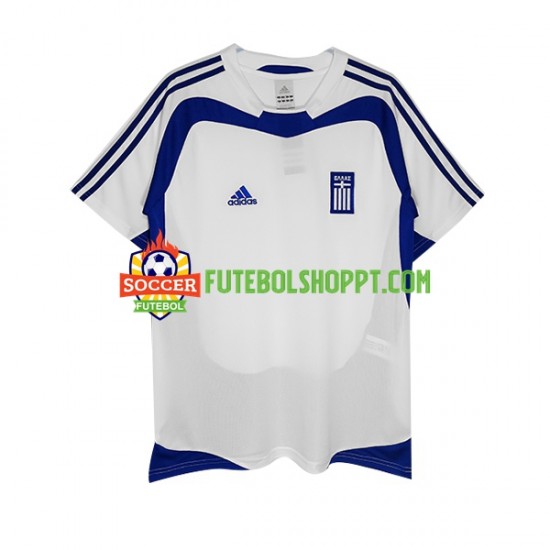 Camisola Homem Grécia Retro Principais Equipamento 2004 Manga Curta
