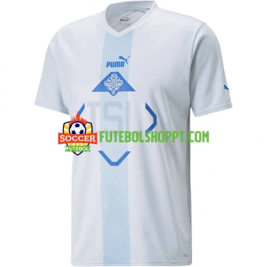 Camisola Homem Islândia Alternativa Equipamento 2022 Manga Curta