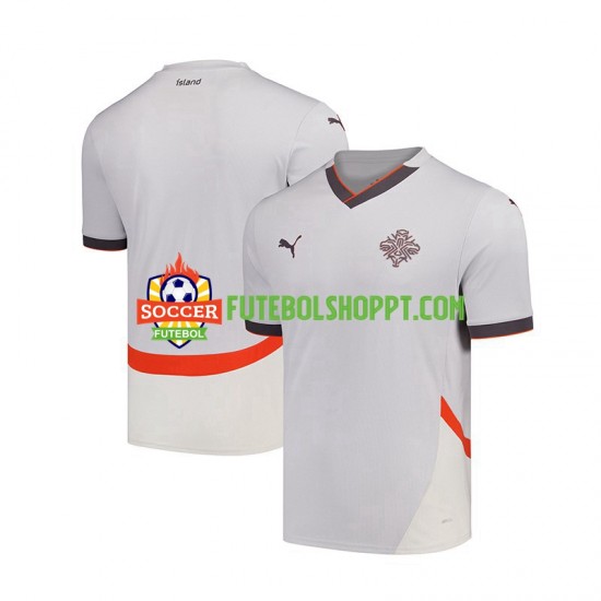 Camisola Homem Islândia Alternativa Equipamento 2024 Manga Curta