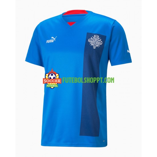 Camisola Homem Islândia Principais Equipamento 2022 Manga Curta